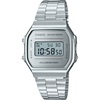 Casio Vintage Iconic Ψηφιακό Ρολόι Χρονογράφος Μπαταρίας με Ασημί Μεταλλικό Μπρασελέ (A168WEM-7E) (CASA168WEM7EF)-CASA168WEM7EF