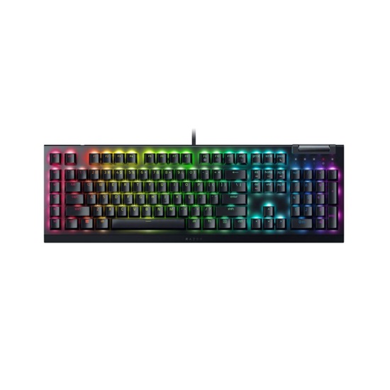 Razer Blackwidow V4 X RGB Gaming Mechanical Keyboard Macro Keys Yellow Linear Switches (RZ03-04701800-R3M1) (RAZRZ03-04701800-R3M1)-RAZRZ03-04701800-R3M1