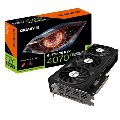 Gigabyte GeForce RTX 4070 Ti Super 16GB GDDR6X Windforce OC Κάρτα Γραφικών (GV-N407TSWF3OC-16GD) (GIGGV-N407TSWF3OC-16GD)-GIGGV-N407TSWF3OC-16GD