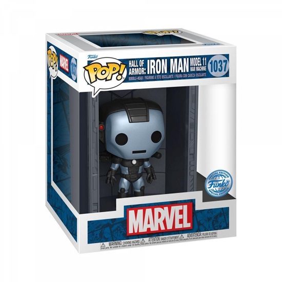 Funko Pop! Heroes: Hall of Armor Iron Man Model 11 War Machine #1037 Special Edition Exclusive (FNK48059)-FNK48059