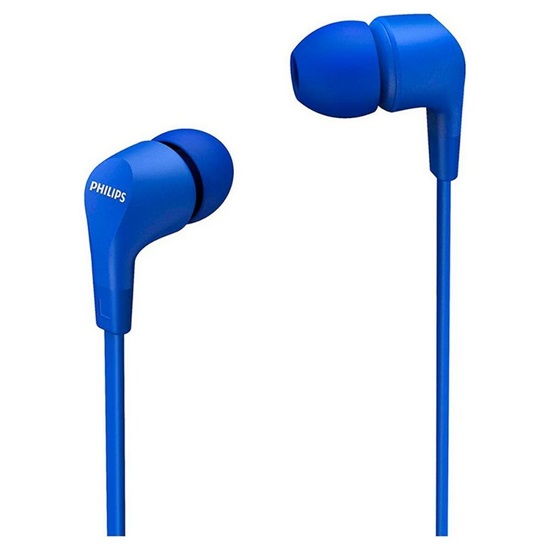 Philips In-ear Handsfree με Βύσμα 3.5mm Μπλε (TAE1105BL/00) (PHITAE1105BL-00)-PHITAE1105BL-00