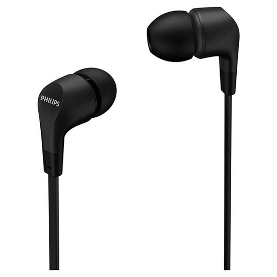 Philips In-ear Handsfree με Βύσμα 3.5mm (TAE1105BK/00) (PHITAE1105BK-00)-PHITAE1105BK-00