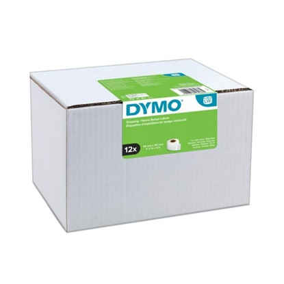 Ταινία Ετικετογράφου DYMO Shipping And Name Badge Label Value Packaging 12 Pieces (S0722420) (DYM13186)-DYM13186