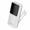 VENTION 20.000mAh Power Bank (Micro-USB + USB-C + USB-A + USB-A) with Built-In Type-C and Lightning Cables 22.5W White Led Display Type (FHPW0) (VENFHPW0)-VENFHPW0