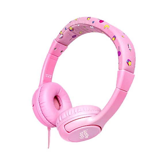 Kiddoboo Headphones Sugar Pink (KBHP03-PNK)-KBHP03-PNK