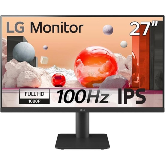 LG 27MS550-B IPS FHD Monitor 27" with speakers (27MS550-B.AEU) (LG27MS550-B)-LG27MS550-B