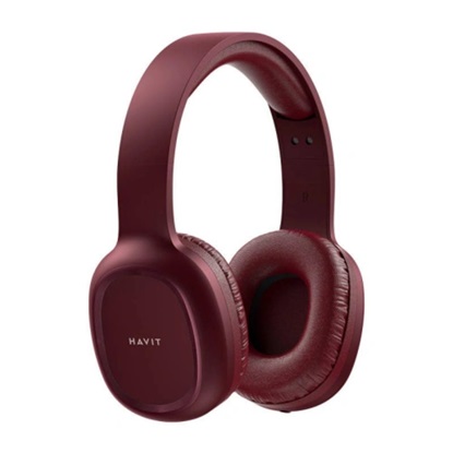 Havit H2590BT Pro Wireless Bluetooth Headphones Red (H2590BT PRO RED) (HAVH2590BT-PRO-RED)-HAVH2590BT-PRO-RED