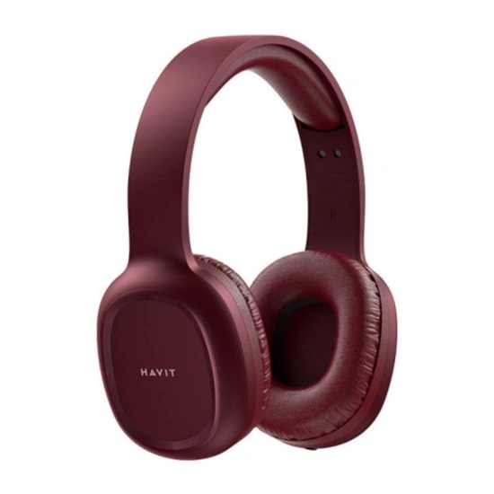 Havit H2590BT Pro Wireless Bluetooth Headphones Red (H2590BT PRO RED) (HAVH2590BT-PRO-RED)-HAVH2590BT-PRO-RED