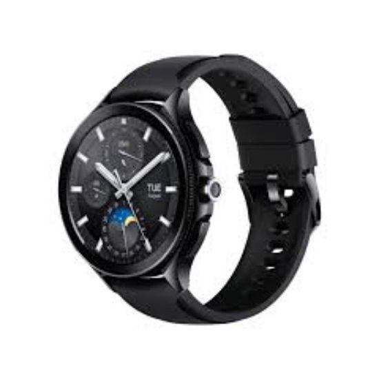 Xiaomi Watch 2 Pro 4G Black Case with Black Fluororubber Strap (BHR7208GL) (XIABHR7208GL)-XIABHR7208GL