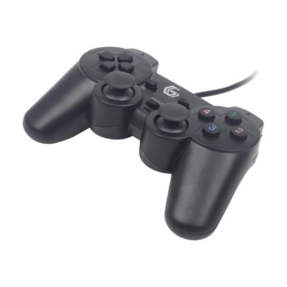 Gembird Ενσύρματο Gamepad για PC Μαύρο (JPD-UDV-01) (GEMJPD-UDV-01)-GEMJPD-UDV-01