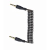 Gembird Cca-405-6 Stereo Audio Spiral Cable Minijack-minijack M/m 1.8m (CCA-405-6) (GEMCCA-405-6)-GEMCCA-405-6