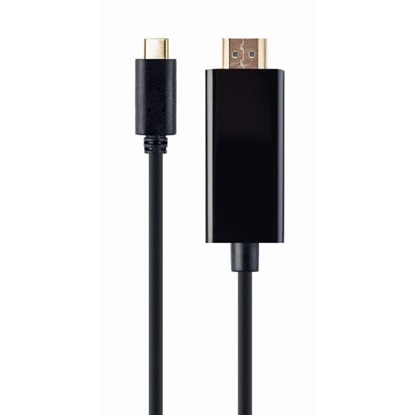 Gembird USB-C To HDMI Cable Male 4k 60hz 2m (A-CM-HDMIM-02) (GEMA-CM-HDMIM-02)-GEMA-CM-HDMIM-02