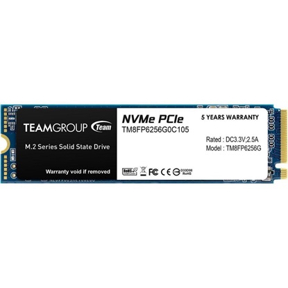 TeamGroup Δίσκος SSD 256GB MP33 PCIe M.2 PCIe 3.0 x4 NVME (TM8FP6256G0C101) (TEGTM8FP6256G0C101)-TEGTM8FP6256G0C101
