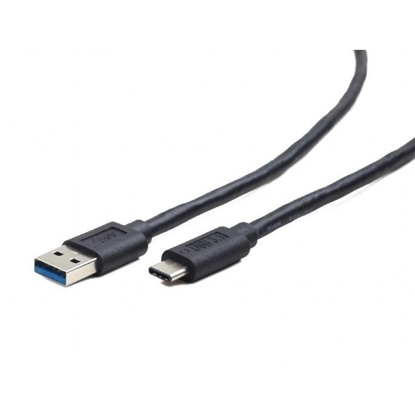 Gembird Regular USB 3.0 Cable USB-C male - USB-A male Μαύρο 1.8m (CCP-USB3-AMCM-6) (GEMCCP-USB3-AMCM-6)-GEMCCP-USB3-AMCM-6