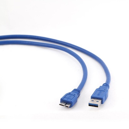 Gembird Regular USB 3.0 to micro USB Cable Μπλε 0.5m (CCP-MUSB3-AMBM-0.5M) (GEMCCP-MUSB3-AMBM-0.5M)-GEMCCP-MUSB3-AMBM-0.5M