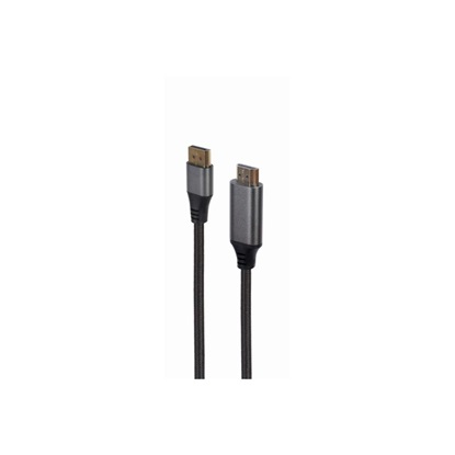Gembird Cable DisplayPort male - HDMI male 1.8m Μαύρο (CC-DP-HDMI-4K-6) (GEMCC-DP-HDMI-4K-6)-GEMCC-DP-HDMI-4K-6