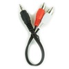 Gembird Cca-458/0.2 Audio Cable Jack 3.5mm M / 2x Rca (Cinch) M, 0.20m (CCA-458/0.2) (GEMCCA-458/0.2)-GEMCCA-458/0.2