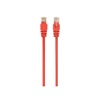 Gembird Patchcord RJ45 Potted Cover CAT. 5e UTP 2m Red (PP12-2M/R) (GEMPP12-2M/R)-GEMPP12-2M/R