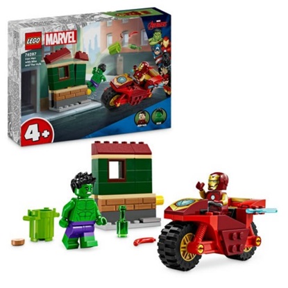 Lego Marvel Super Heroes Iron Man With Bike And The Hulk (76287) (LGO76287)-LGO76287